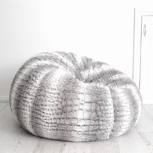 Silver Grey Nicky Beanbag Cover